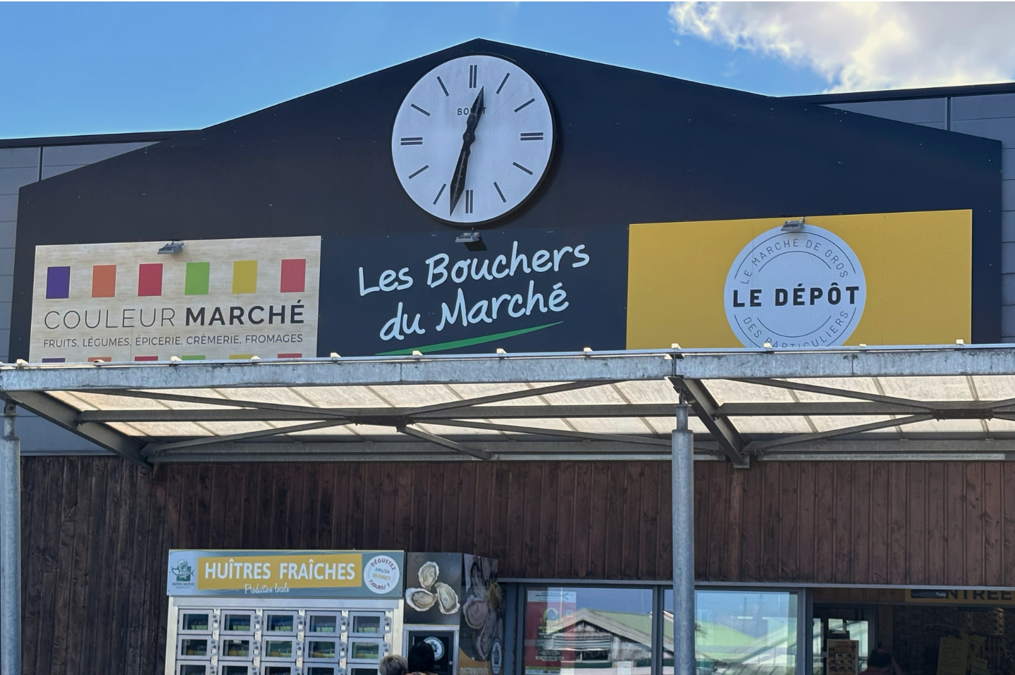 Les bouchers du marché